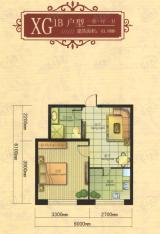 碧水云天XG1B户型户型图