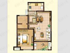 嘉宝梦之缘景庭嘉宝梦之缘景庭高层78平C2户型户型图