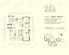 丹麦童话景观洋房C户型户型图