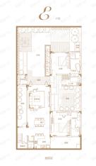 北京城建·海云家园4室3厅6卫户型图