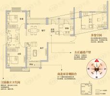 佳兆业金域天下L3户型户型图