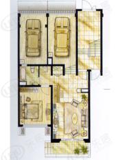 欧香名邸房型: 叠加别墅;  面积段: 160 －165 平方米;
户型图