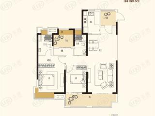 2077运河印象G户型户型图