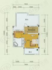 绿城西子·郁金香岸房型: 双联别墅;  面积段: 245 －252 平方米;户型图