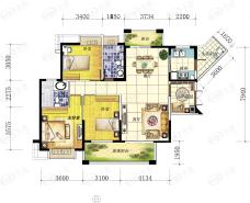 宇宏健康花城01户型户型图