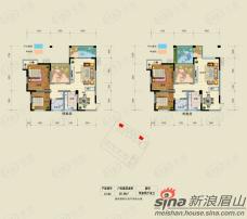 蓝调印象2室2厅1卫户型图