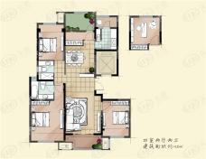 扬州四季金辉四季金辉125平米户型户型图