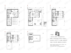 官山园著4室2厅4卫户型图