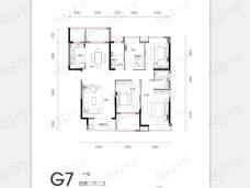 太一格7#栋G7户型户型图