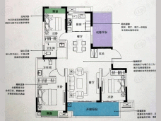 信友·天樾3室2厅2卫户型图