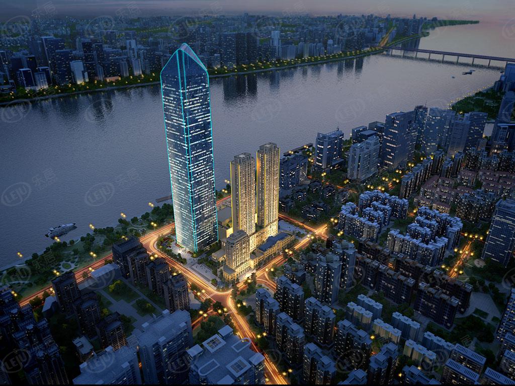 江汉新港长江府价格曝光，约36500元/㎡，户型面积322.69~351.07㎡