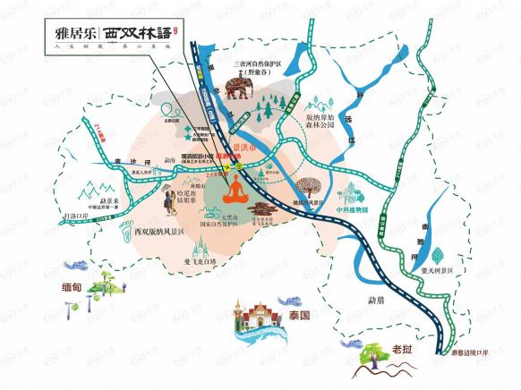 位置交通图