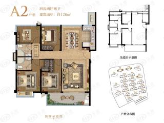 金辉淮安国际住区A2户型户型图