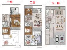 绿城南京桃花源A1户型户型图