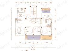 湾田望江府D02中叠户型图