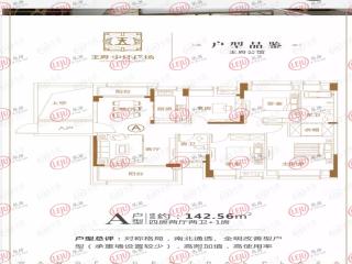 滨江六合盛世A户型户型图