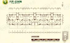 红树湾二期3室2厅2卫户型图