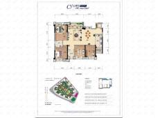 佳兆业篆山熙园4室2厅2卫户型图