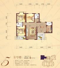 紫金城3室2厅2卫户型图