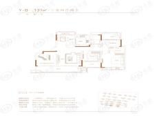 临泉金科城3室2厅2卫户型图