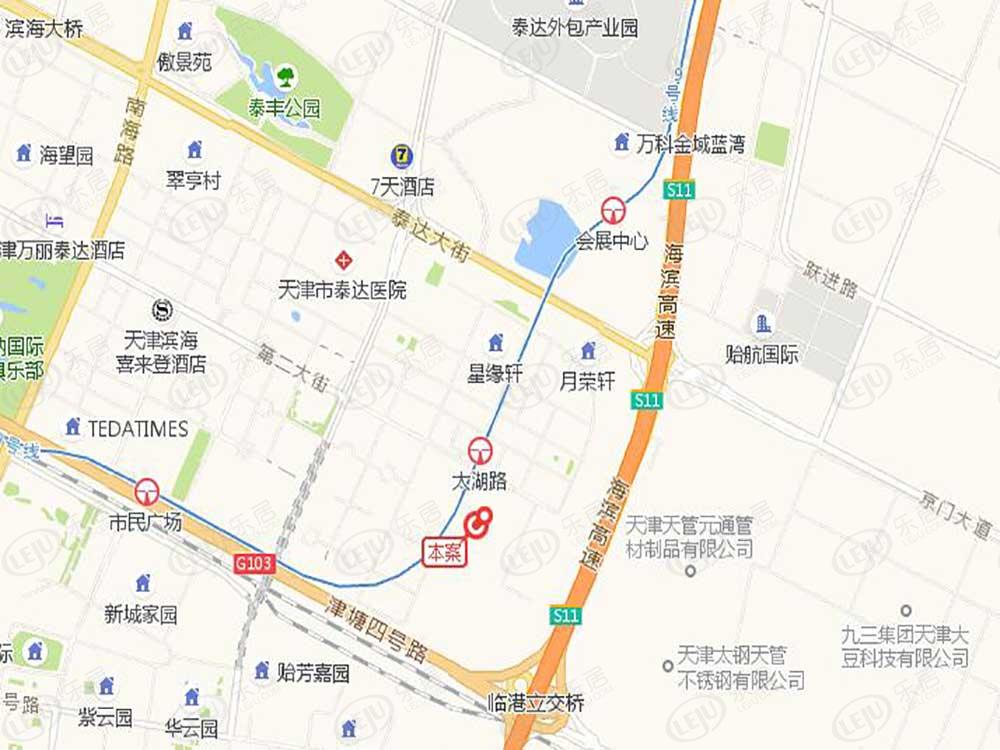 滨海新区天保天成铂悦，坐落于太湖西路与第一大街交口毗邻地铁9号线沿线，价格大概在18000左右。