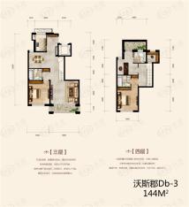 天安豪园4室2厅3卫户型图