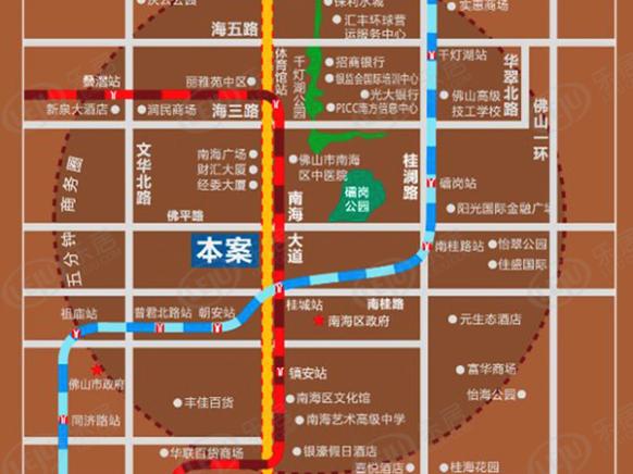 位置交通图