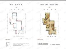 中铁骑士府邸B1户型户型图