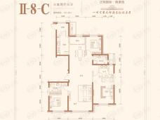 正翔国际·枫景苑8-C户型户型图