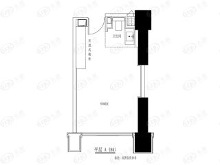 丽格•M5公寓H4户型(平层)户型图