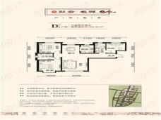 彩云名邸D1户型户型图