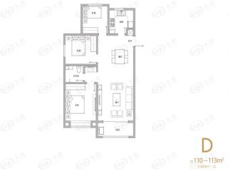 融创栾州壹号D户型户型图