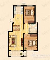 白沟爱上城2室2厅1卫户型图