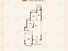 宣城恒大翡翠华庭3室2厅1卫户型图