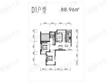 浩华香颂国际城D1户型图