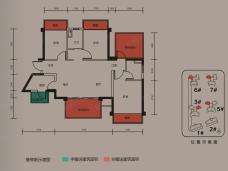 荣和邕江华府4室2厅2卫户型图