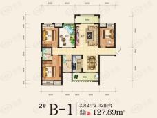 望江府3室2厅2卫户型图