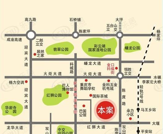 位置交通图