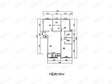 昱海澜湾3室2厅2卫户型图