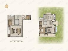 合景天誉228方排屋户型户型图