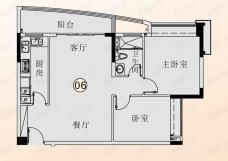 庄士映蝶蓝湾F栋06单元户型图