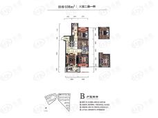 华润置地|八號院B户型户型图