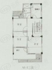 金地格林春晓房型: 双联别墅;  面积段: 260 －260 平方米;
户型图