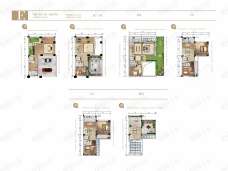 荣和澜山府F户型户型图