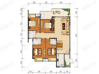 五华客天下和府D2栋01号房户型图