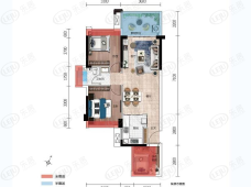 建龙高地1-03户型图