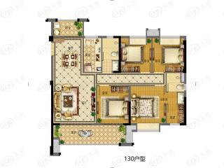 建发·文澜府130㎡户型图