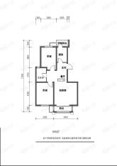 南湖明珠G11三室一厅一卫户型图