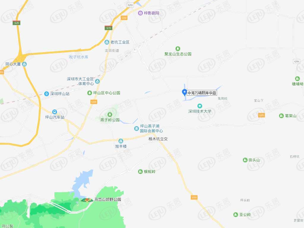 坪山中海万锦熙岸华庭最新价格来袭，约42100元/㎡，户型建面约80~105㎡