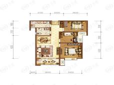 拉克雷公馆3室2厅1卫户型图